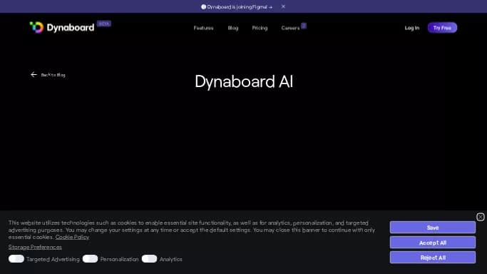 Dynaboard AI — бесплатная нейросеть для разработки программного обеспечения, для анализа данных. Бесплатная версия с ограниченным функционалом, есть платные тарифы.