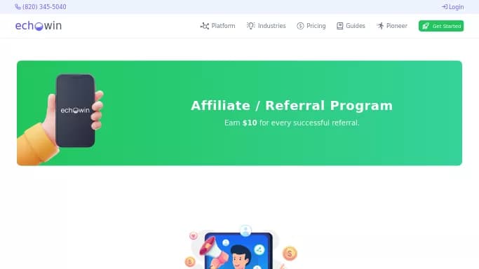 Echowin AI — бесплатная нейросеть для маркетинга, — чат-бот. Бесплатная версия с ограниченным функционалом, есть платные тарифы.