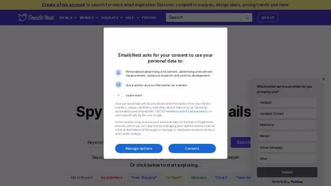 Emails Nest — бесплатная нейросеть для работы с электронной почтой. Бесплатная версия с ограниченным функционалом, есть платные тарифы.