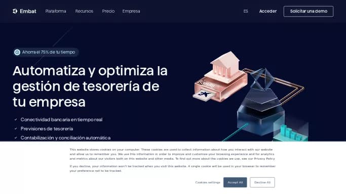 Embat — платная нейросеть для работы с финансами.