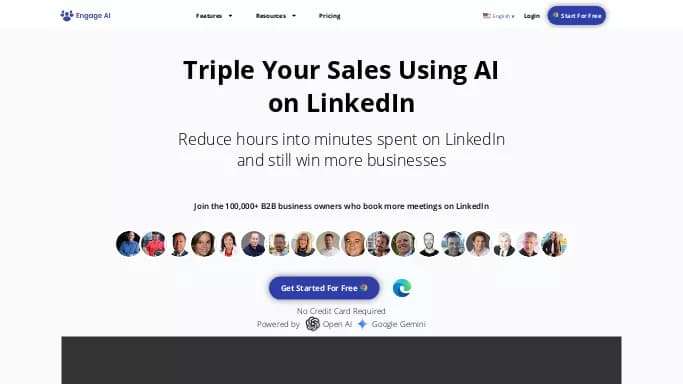 Engage — бесплатная нейросеть для SMM. Бесплатная версия с ограниченным функционалом, есть платные тарифы.