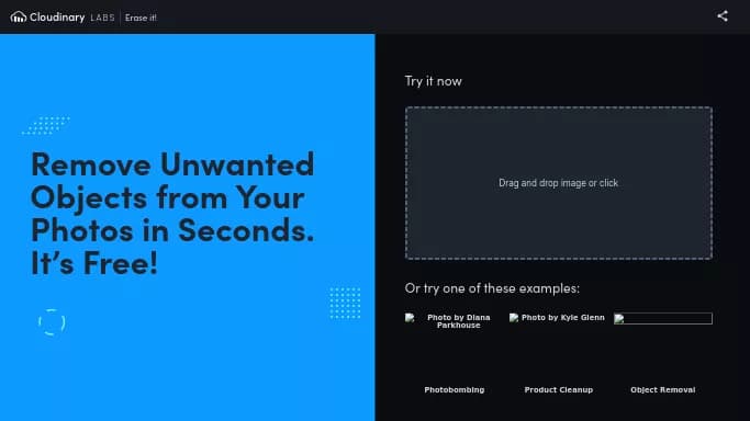 Erase It — бесплатная нейросеть для редактирования изображений.