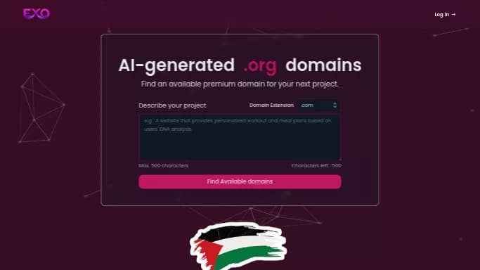Exoname — бесплатная нейросеть для дизайна.