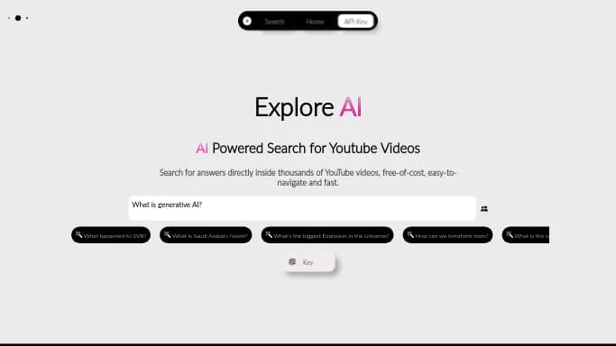 Explore AI — бесплатная нейросеть для поиска.