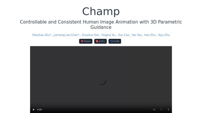 Champ AI — бесплатная нейросеть для развлечений, для редактирования изображений, для редактирования видео.
