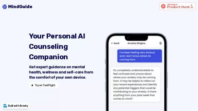 MindGuide — бесплатная нейросеть для повышения продуктивности, для помощи в автоматизации.