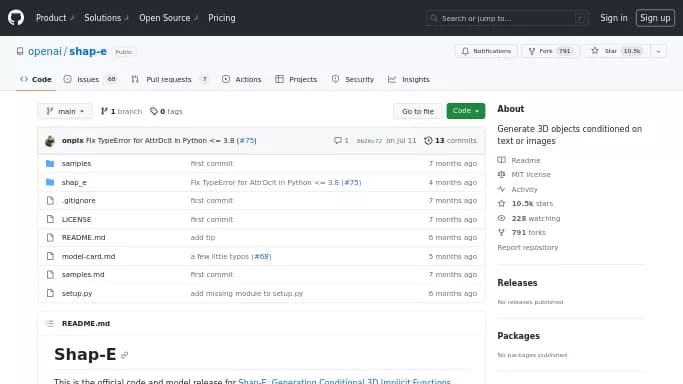 Shap-e — бесплатная нейросеть для 3D и анимации, Open Source.