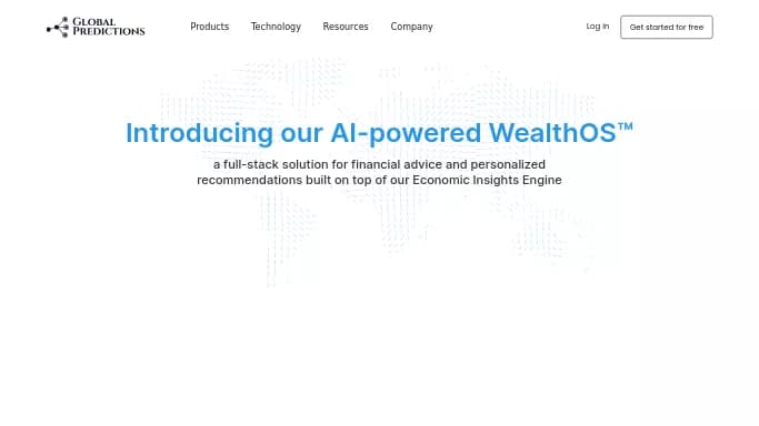 Global Predictions Inc — бесплатная нейросеть для маркетинга, для работы с финансами. Бесплатная версия с ограниченным функционалом, есть платные тарифы.