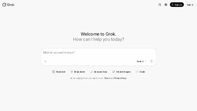 Grok-3 — платная нейросеть — чат-бот, , модели LLM. Бесплатная версия с ограниченным функционалом, есть платные тарифы.