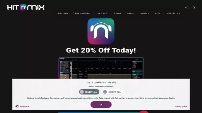 RipX — платная нейросеть для редактирования аудио. Бесплатная версия с ограниченным функционалом, есть платные тарифы.