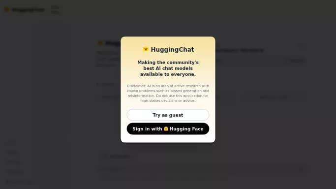HuggingChat — бесплатная нейросеть — чат-бот, , модели LLM.