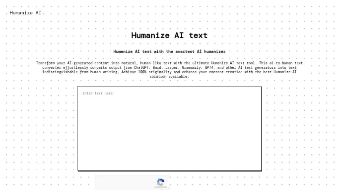 Humanize AI — бесплатная нейросеть для определения ИИ, для копирайтинга.
