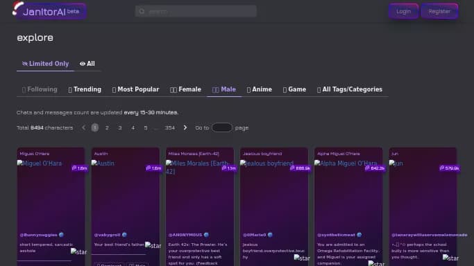JanitorAI — бесплатная нейросеть для развлечений, — чат-бот.