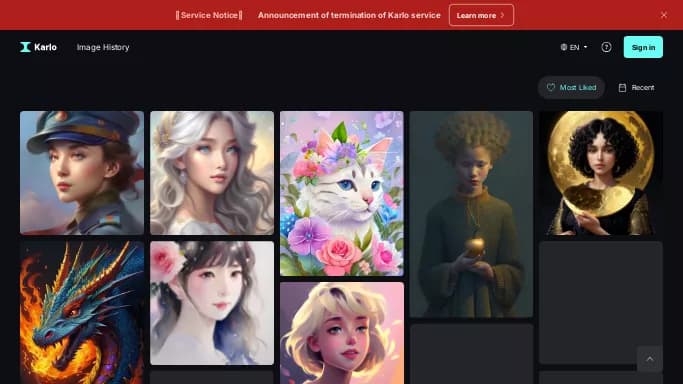 Karlo — бесплатная нейросеть для создания изображений.