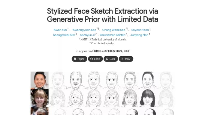 StyleSketch — бесплатная нейросеть для создания изображений, для редактирования изображений.