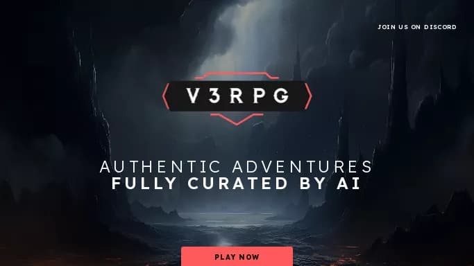 v3RPG — бесплатная нейросеть в играх. Бесплатная версия с ограниченным функционалом, есть платные тарифы.