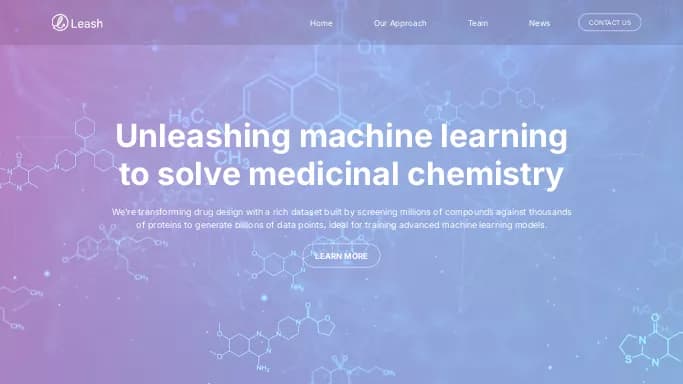 Leash Biosciences — платная нейросеть для научно-исследовательской деятельности.
