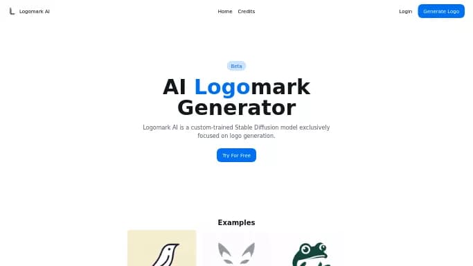 Logomark AI — платная нейросеть для создания логотипа.