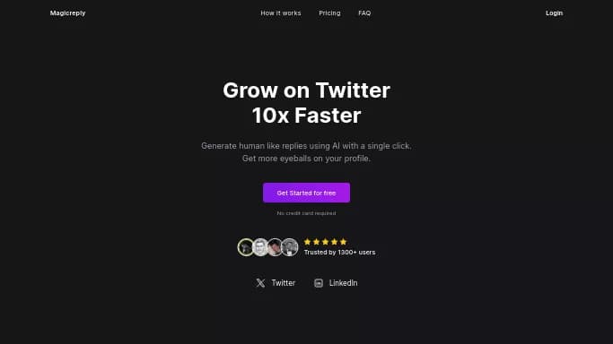 Magicreply IO — платная нейросеть , расширения ChatGPT, для SMM. Бесплатная версия с ограниченным функционалом, есть платные тарифы.