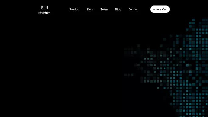 MAIHEM — платная нейросеть — чат-бот, для анализа данных, для разработки программного обеспечения. Бесплатная версия с ограниченным функционалом, есть платные тарифы.