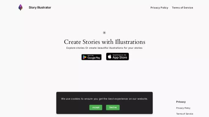 Story Illustrator AI — бесплатная нейросеть для создания изображений, для сторителлинга.