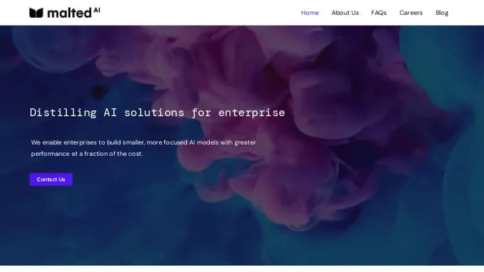 Malted AI — платная нейросеть — чат-бот, в области права, для маркетинга.