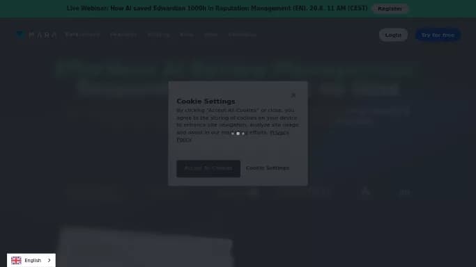 MARA — бесплатная нейросеть для написания текста. Бесплатная версия с ограниченным функционалом, есть платные тарифы.