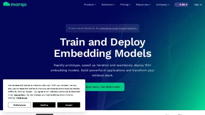 Marqo — платная нейросеть для поиска.