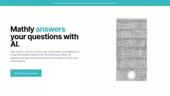 Mathly AI — бесплатная нейросеть для помощи в образовании.