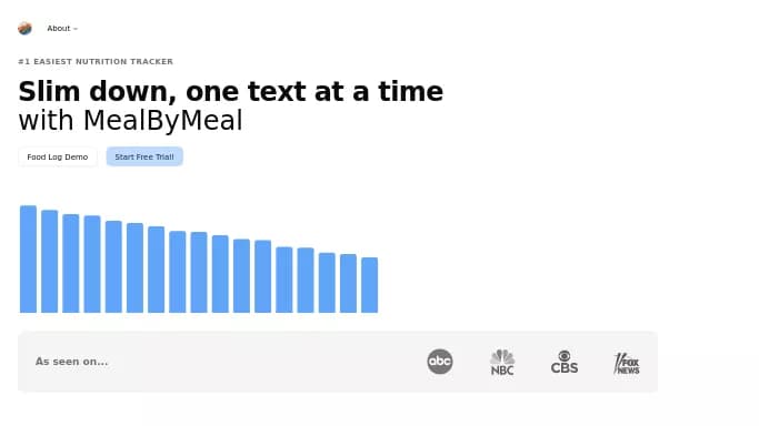 MealByMeal — бесплатная нейросеть и ассистивные технологии, для повышения продуктивности. Бесплатная версия с ограниченным функционалом, есть платные тарифы.