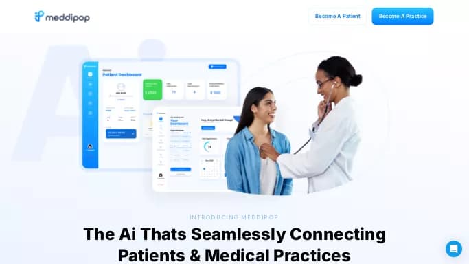 MeddiPop — бесплатная нейросеть в медицине. Бесплатная версия с ограниченным функционалом, есть платные тарифы.