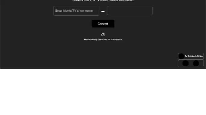 MovieToEmoji — бесплатная нейросеть для развлечений, для SMM, для помощи в образовании.