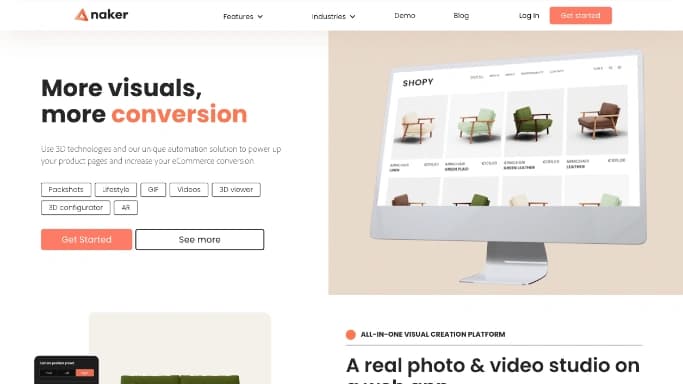 Naker — бесплатная нейросеть для маркетинга. Бесплатная версия с ограниченным функционалом, есть платные тарифы.