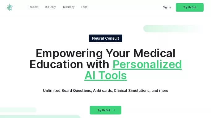 Neural Consult — бесплатная нейросеть в медицине.