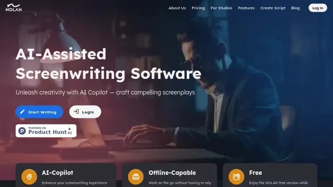 NolanAi — бесплатная нейросеть для сторителлинга.