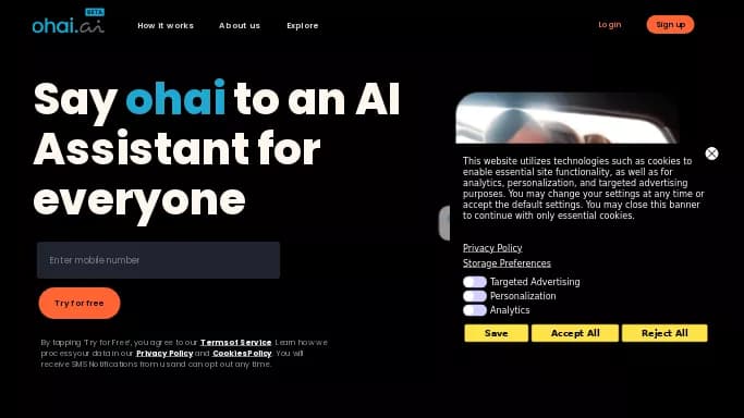 Ohai.ai — платная нейросеть для повышения продуктивности, для помощи в автоматизации.