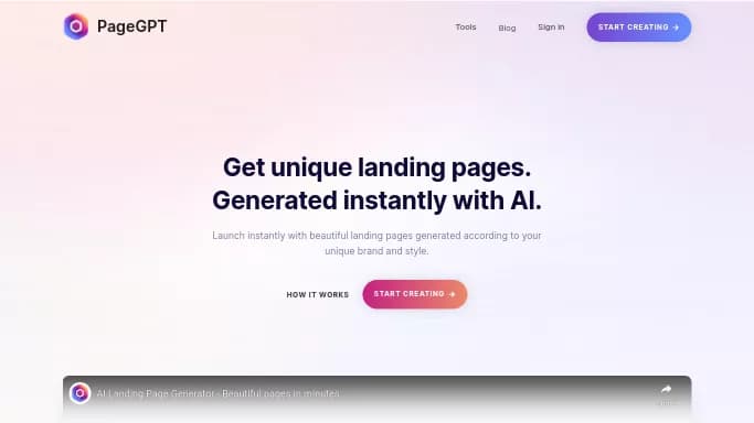 PageGPT — бесплатная нейросеть для маркетинга, для дизайна. Бесплатная версия с ограниченным функционалом, есть платные тарифы.