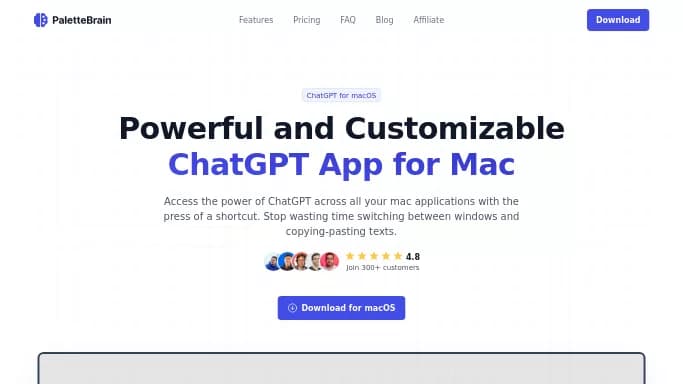 PaletteBrain — платная нейросеть для разработки программного обеспечения. Бесплатная версия с ограниченным функционалом, есть платные тарифы.