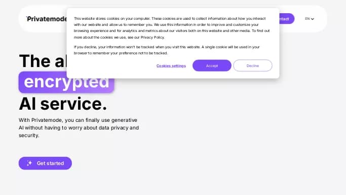 Privatemode AI — платная нейросеть — чат-бот.