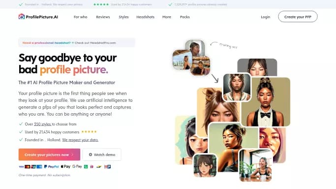 Profil Picture AI — платная нейросеть для создания аватаров и цифровых 3D персонажей, для SMM. Бесплатная версия с ограниченным функционалом, есть платные тарифы.