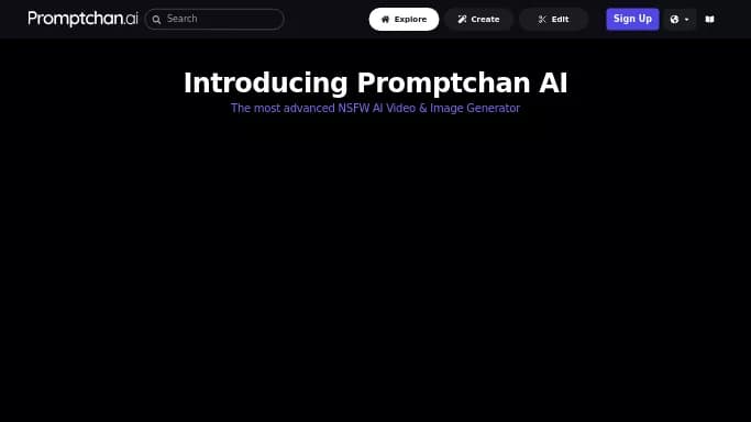 Promptchan AI — бесплатная нейросеть для раздевания девушек (18+). Бесплатная версия с ограниченным функционалом, есть платные тарифы.
