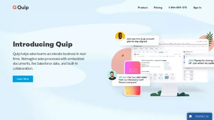 Quip — платная нейросеть для маркетинга, для повышения продуктивности, для таблиц и PDF. Бесплатная версия с ограниченным функционалом, есть платные тарифы.