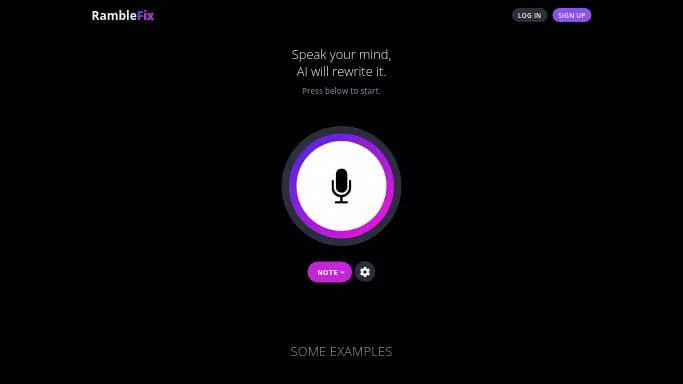 RambleFix — бесплатная нейросеть и ассистивные технологии, для повышения продуктивности, для транскрибации аудио и видео, для помощи в образовании.