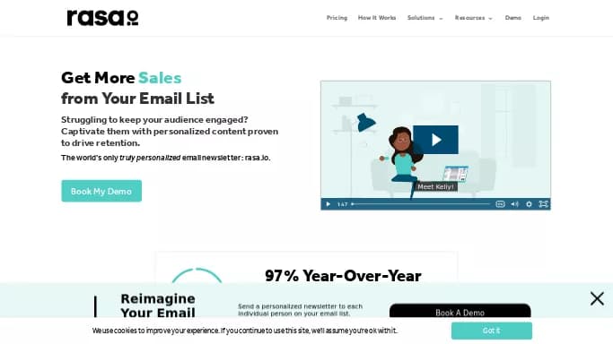 rasa.io — бесплатная нейросеть для работы с электронной почтой, для маркетинга. Бесплатная версия с ограниченным функционалом, есть платные тарифы.