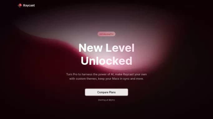 Raycast Al — бесплатная нейросеть для разработки программного обеспечения, для повышения продуктивности. Бесплатная версия с ограниченным функционалом, есть платные тарифы.