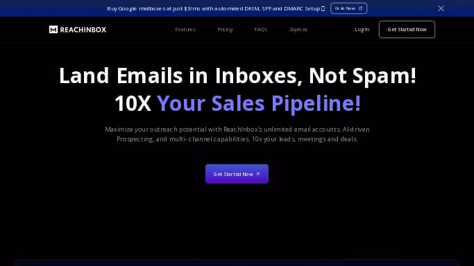 ReachInbox — платная нейросеть для работы с электронной почтой.