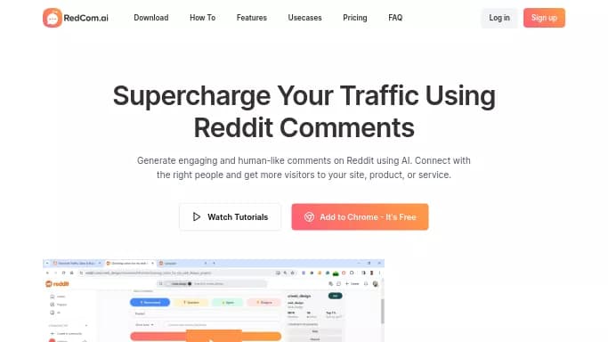 RedCom AI — бесплатная нейросеть для маркетинга, для SMM. Бесплатная версия с ограниченным функционалом, есть платные тарифы.