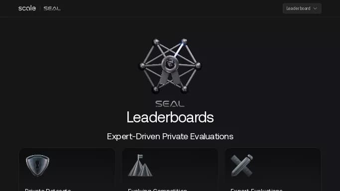 SEAL Leaderboards — бесплатная нейросеть , модели LLM.