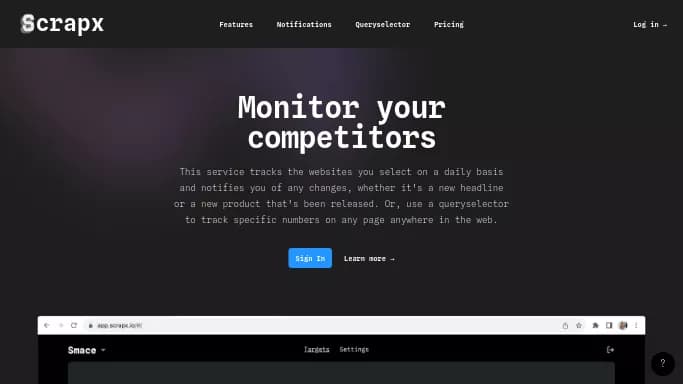 ScrapX AI — бесплатная нейросеть для определения ИИ, для копирайтинга, для дизайна. Бесплатная версия с ограниченным функционалом, есть платные тарифы.