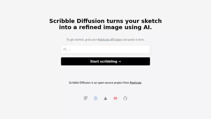 Scribble Diffusion — бесплатная нейросеть для редактирования изображений, для дизайна.